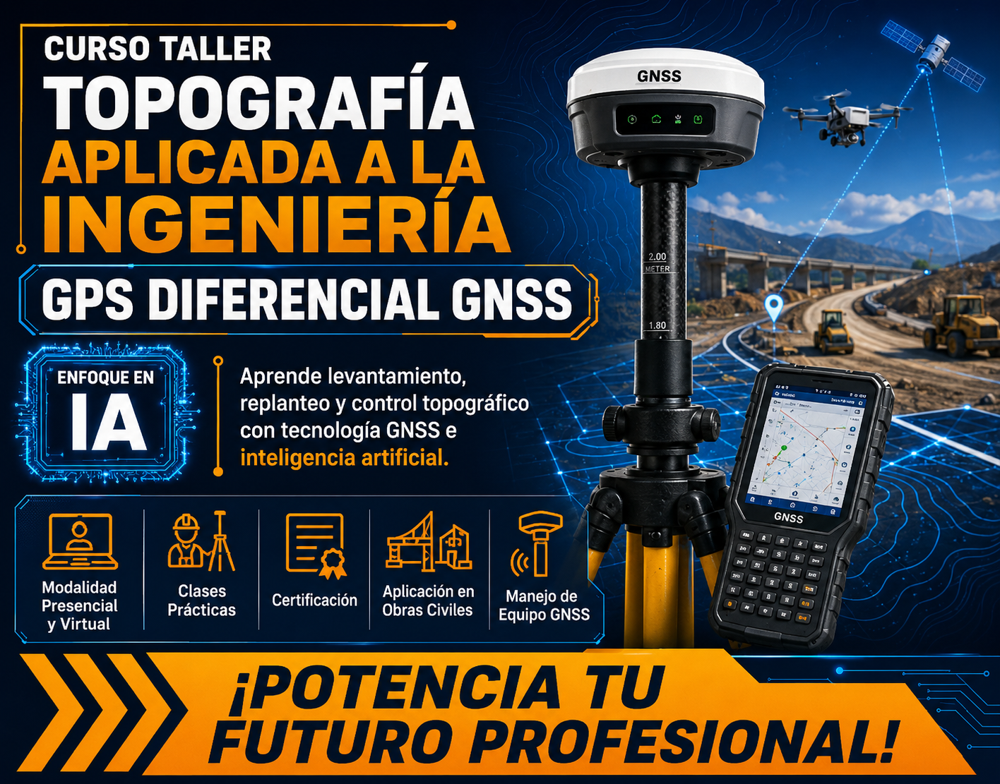 TOPOGRAFÍA APLICADA A LA INGENIERÍA (GPS DIFERENCIAL GNSS)