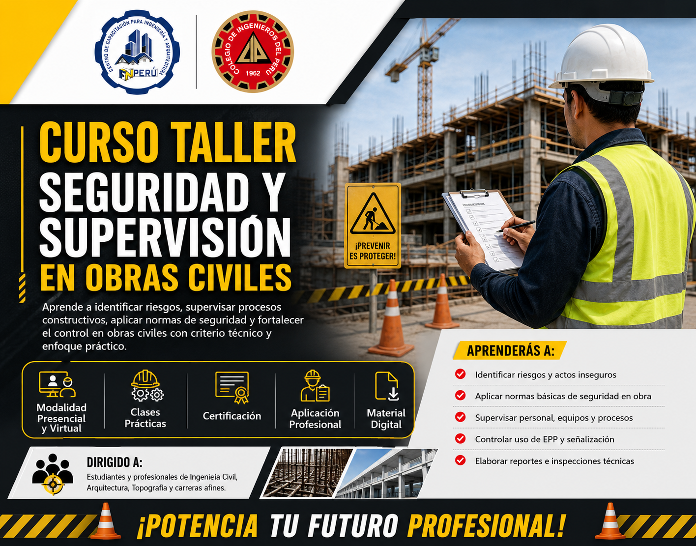 SEGURIDAD Y SUPERVICION EN OBRAS CIVILES